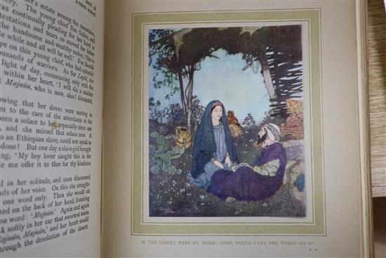 Sixteen books: Edmund Dulac, Cecil Beaton etc
